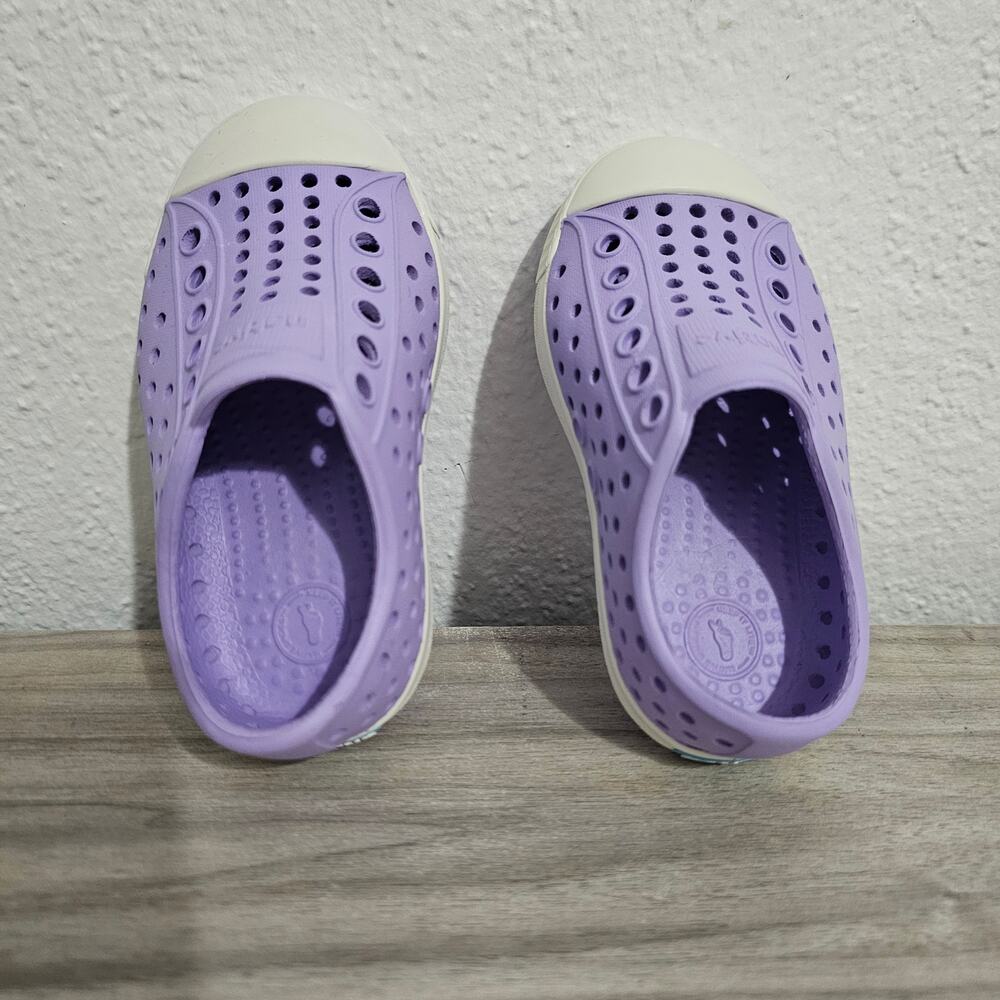 Native Shoes Jefferson Classic Slip On Lavender Lilac Little Kids Toddler C5 - Picture 9 of 11